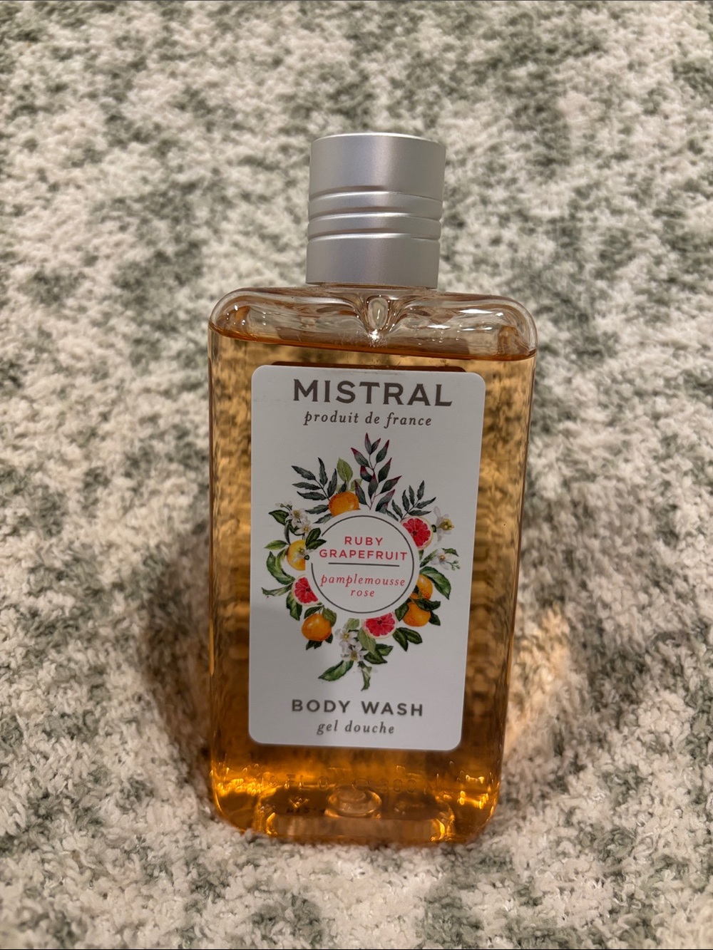 Mistral Ruby Grapefruit Scented Luxury Body Wash NWT 10oz Made in France